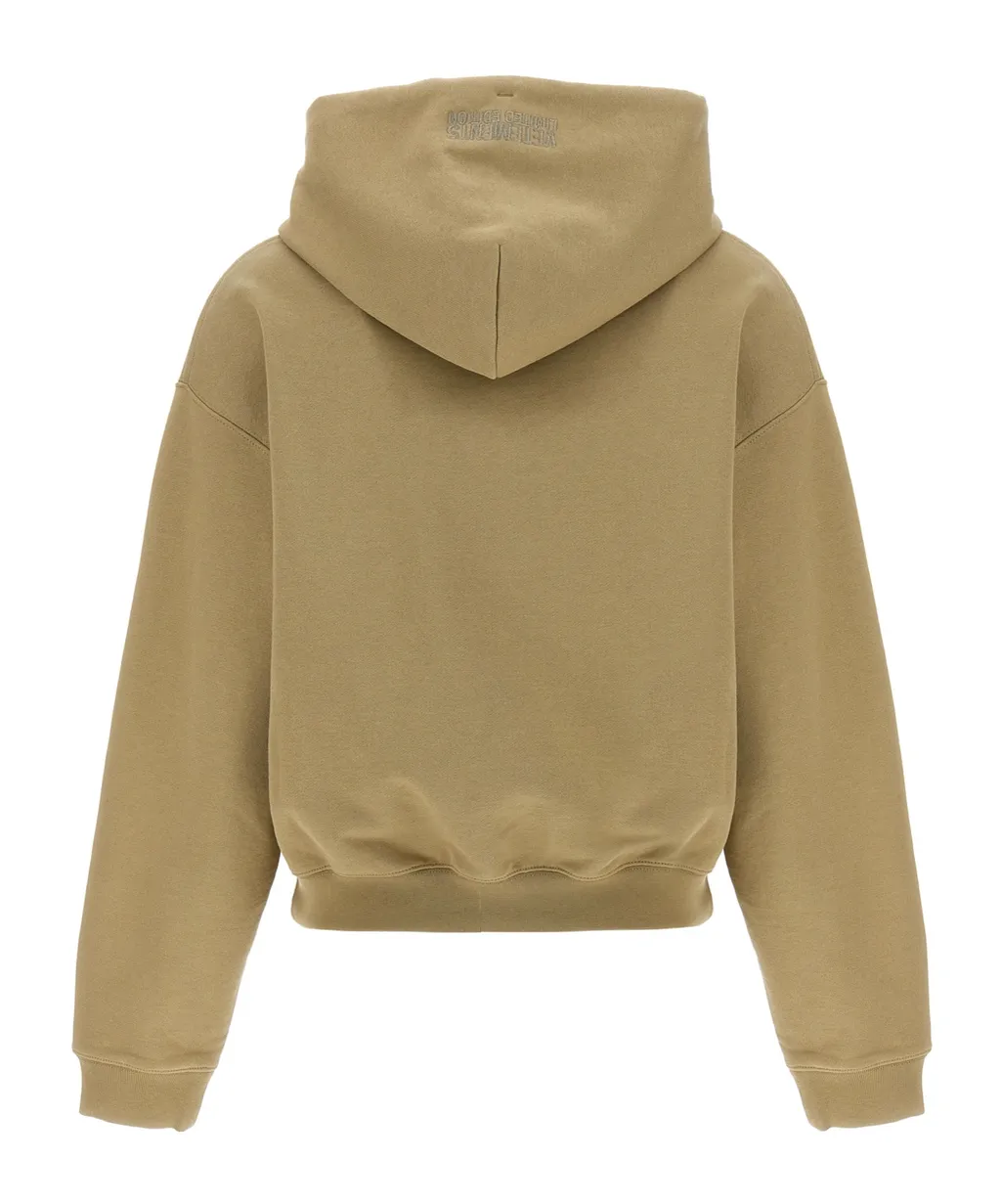 Vetements Logo Printed Drawstring Hoodie
