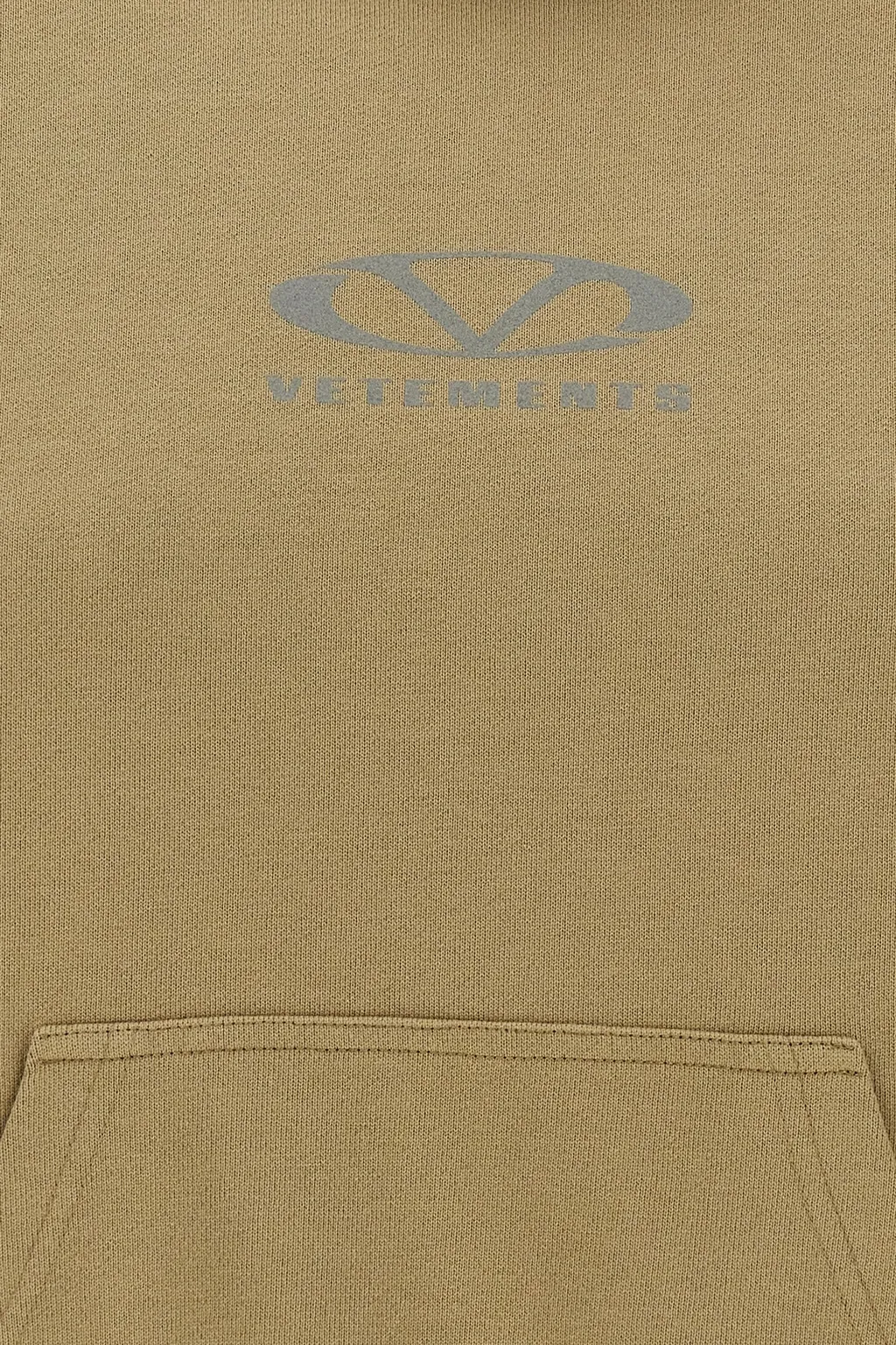 Vetements Logo Printed Drawstring Hoodie