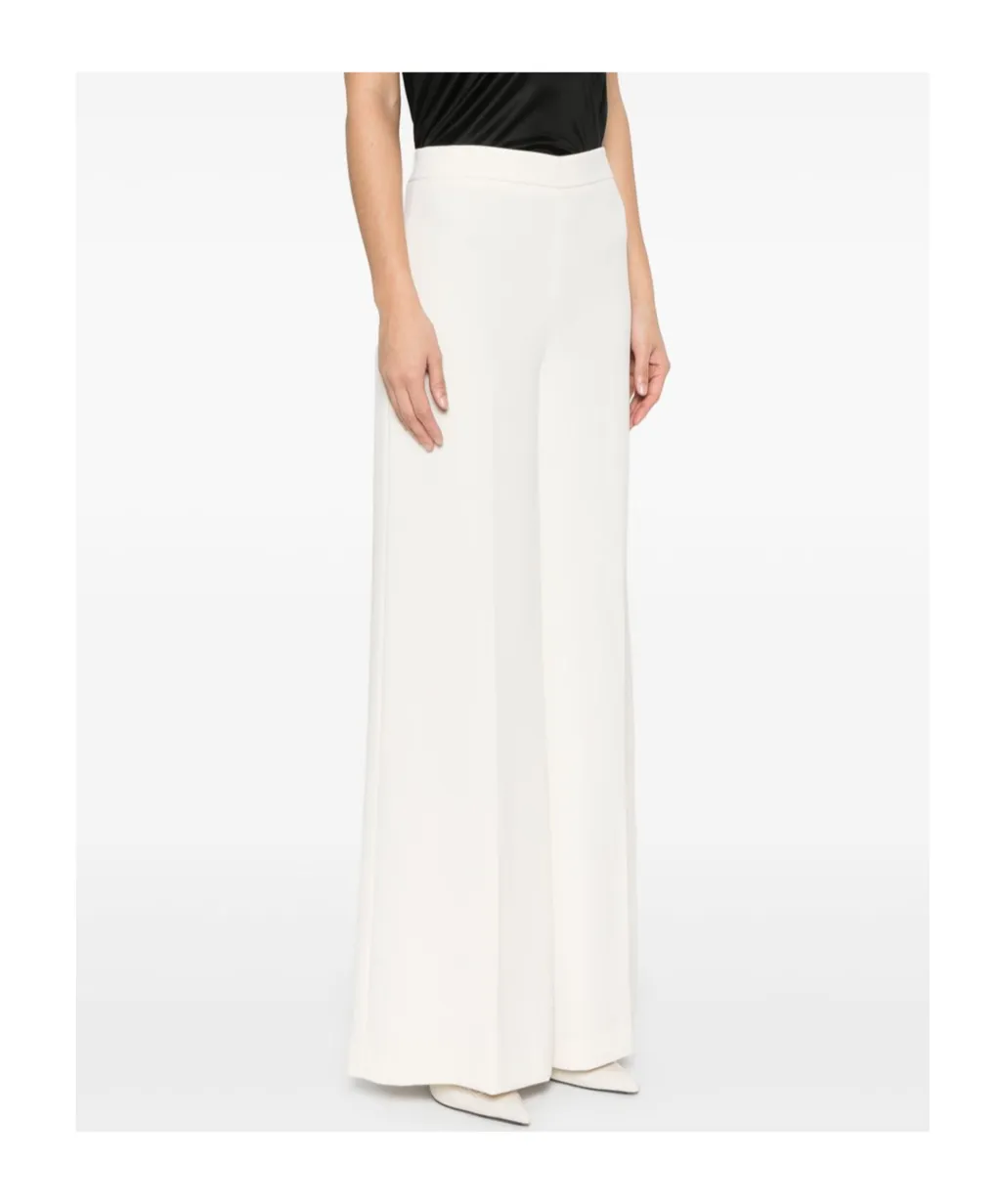 Twinset Pants With Logo Pendant And Side Zip