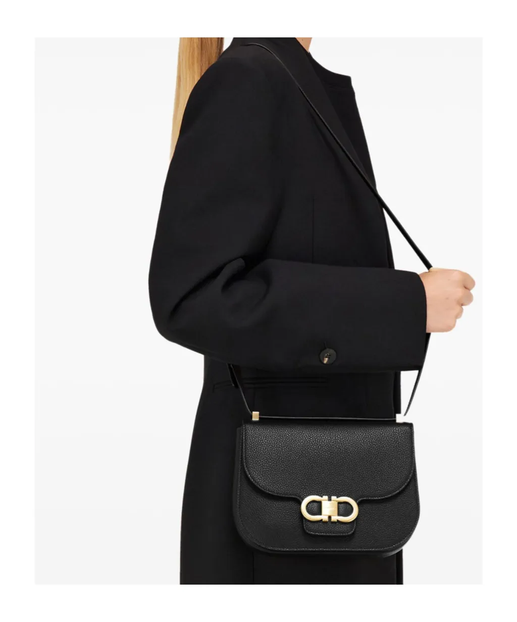 Ferragamo Gancini Foldover Crossbody Bag