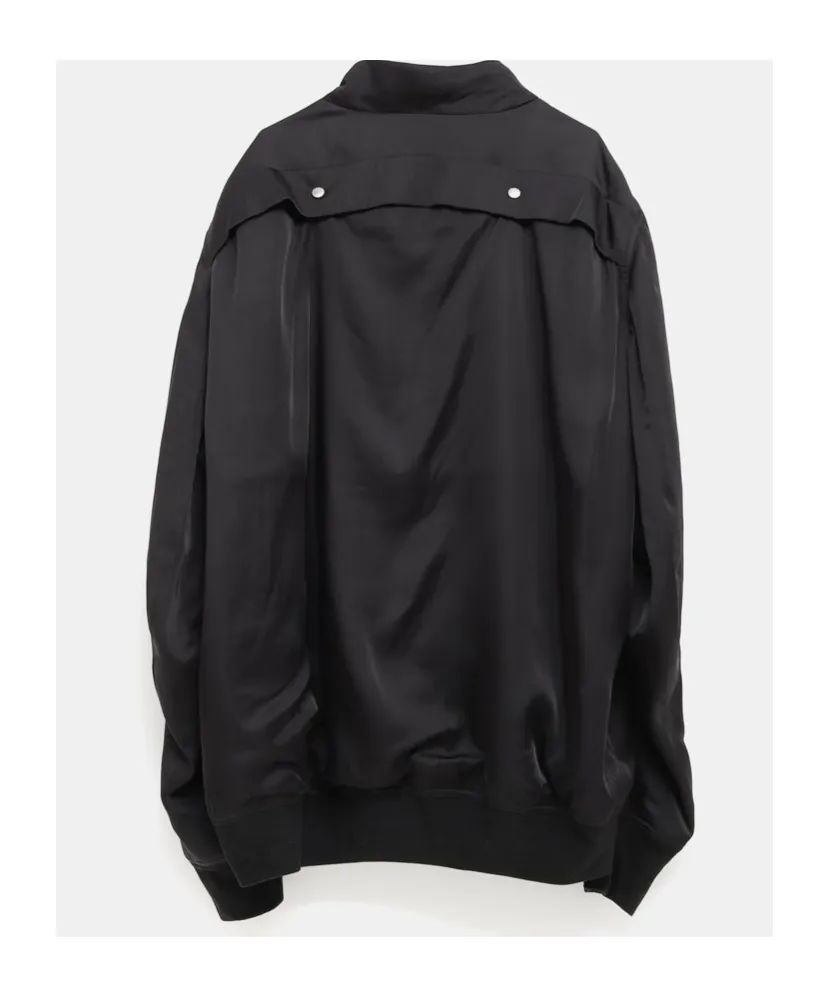 Rick Owens Ribbed Cuff Drop-Shoulder Jacket