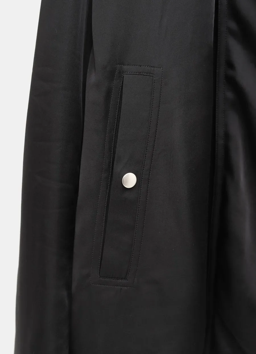 Rick Owens Ribbed Cuff Drop-Shoulder Jacket