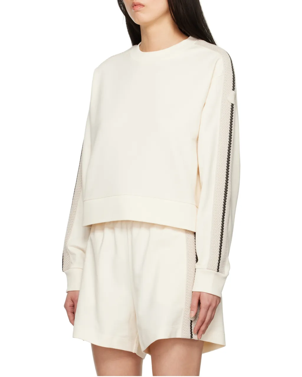 Moncler Logo Patch Crewneck Sweatshirt