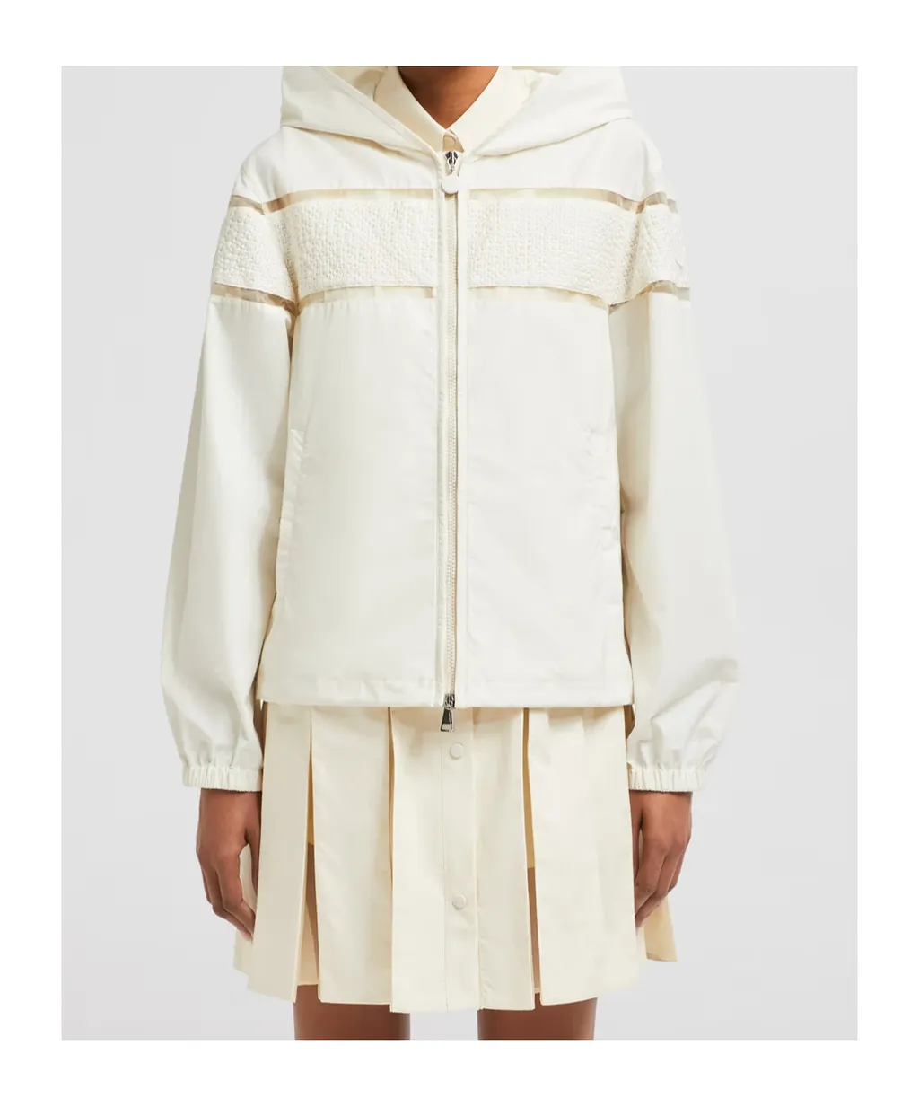 Moncler Clisson Embroidered Hooded Jacket