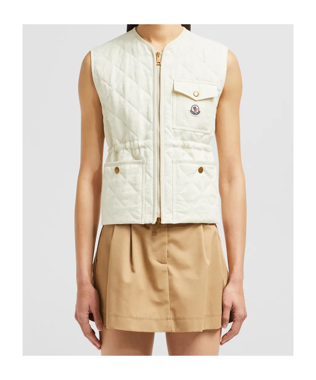 Moncler Vigny Diamond-Quilted Padded Gilet