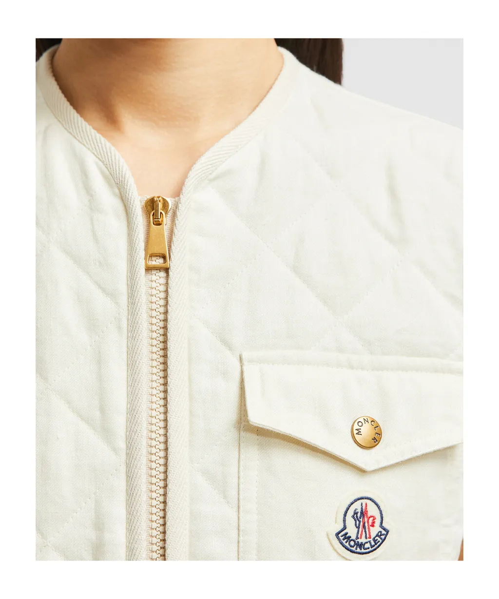 Moncler Vigny Diamond-Quilted Padded Gilet