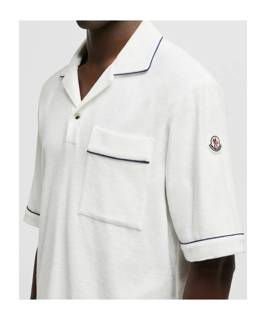 Moncler Toweling Short-Sleeve Shirt
