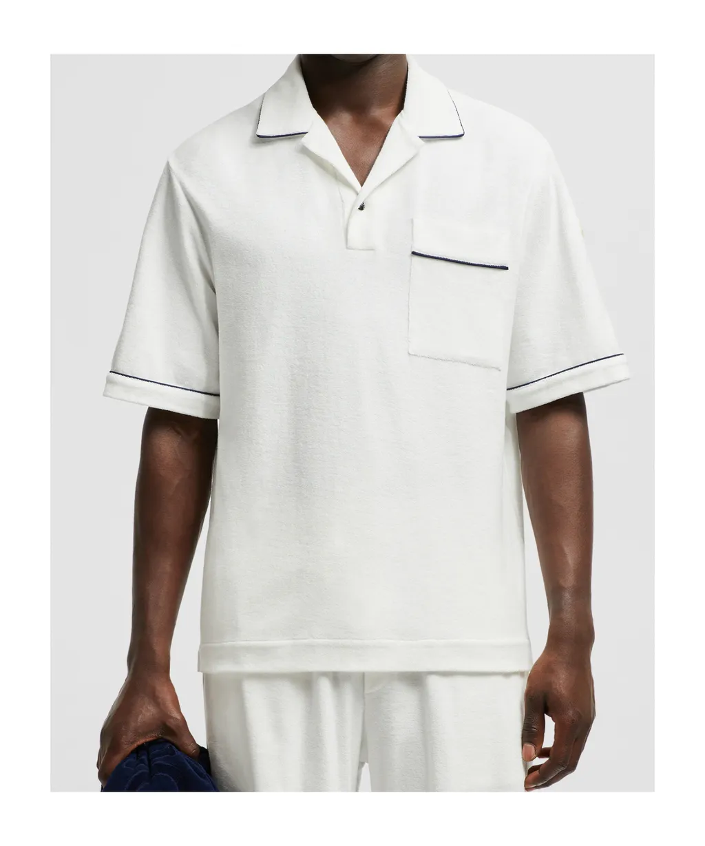 Moncler Toweling Short-Sleeve Shirt