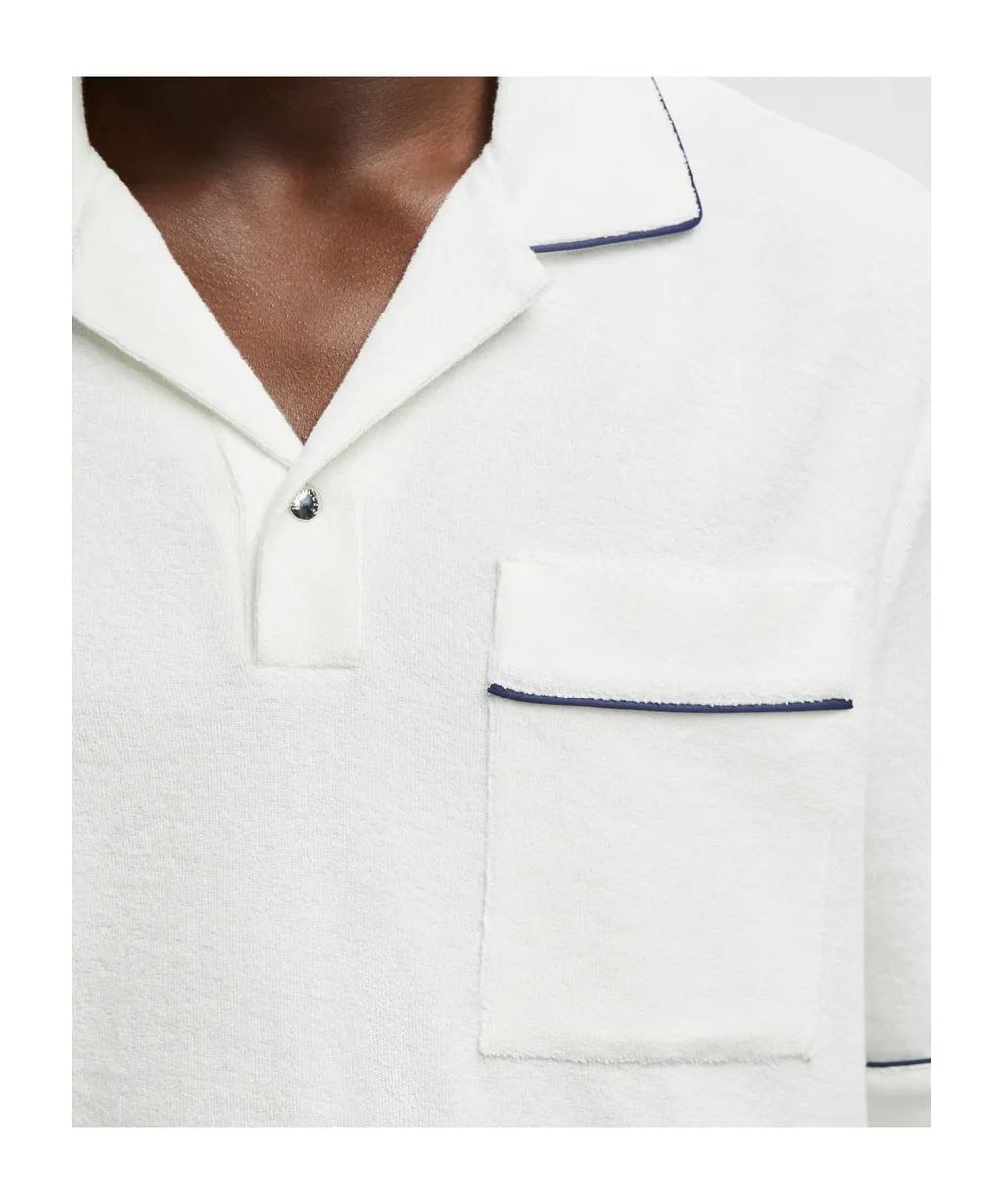 Moncler Toweling Short-Sleeve Shirt