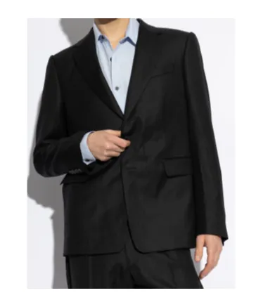 Long-Sleeved Suit Coat