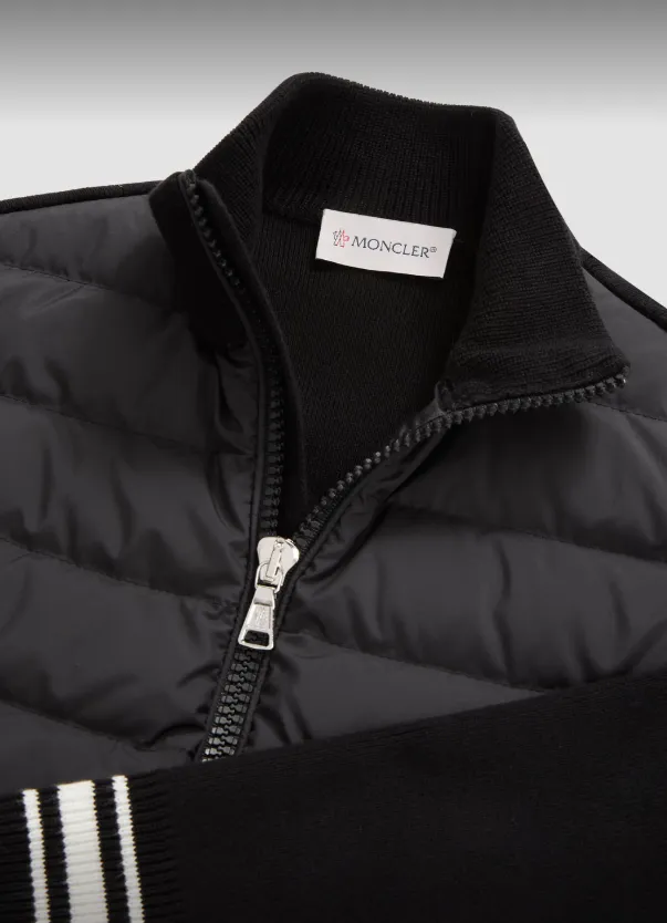Moncler Zip-Up Hooded Padded Jacket