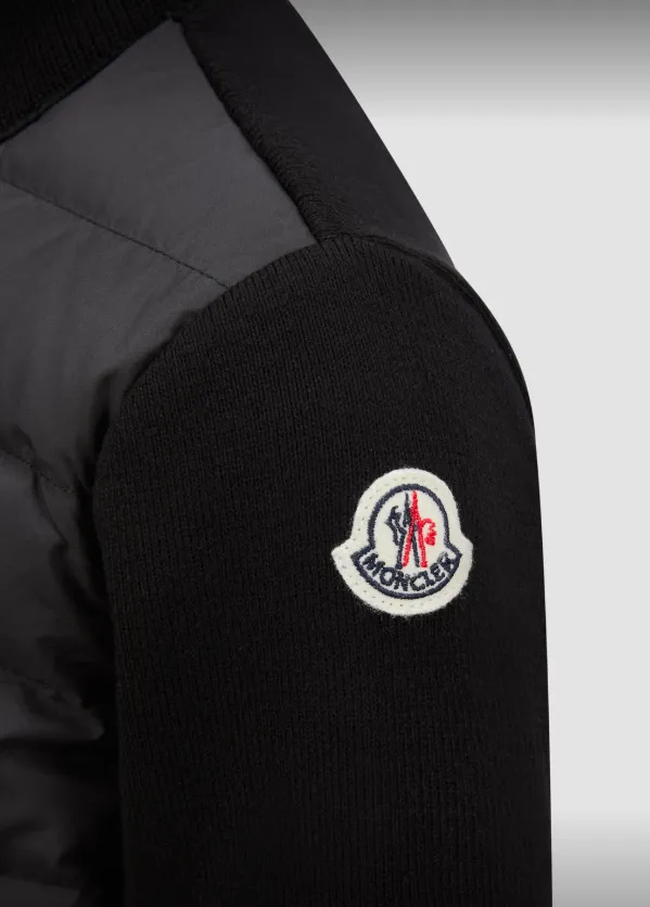 Moncler Zip-Up Hooded Padded Jacket
