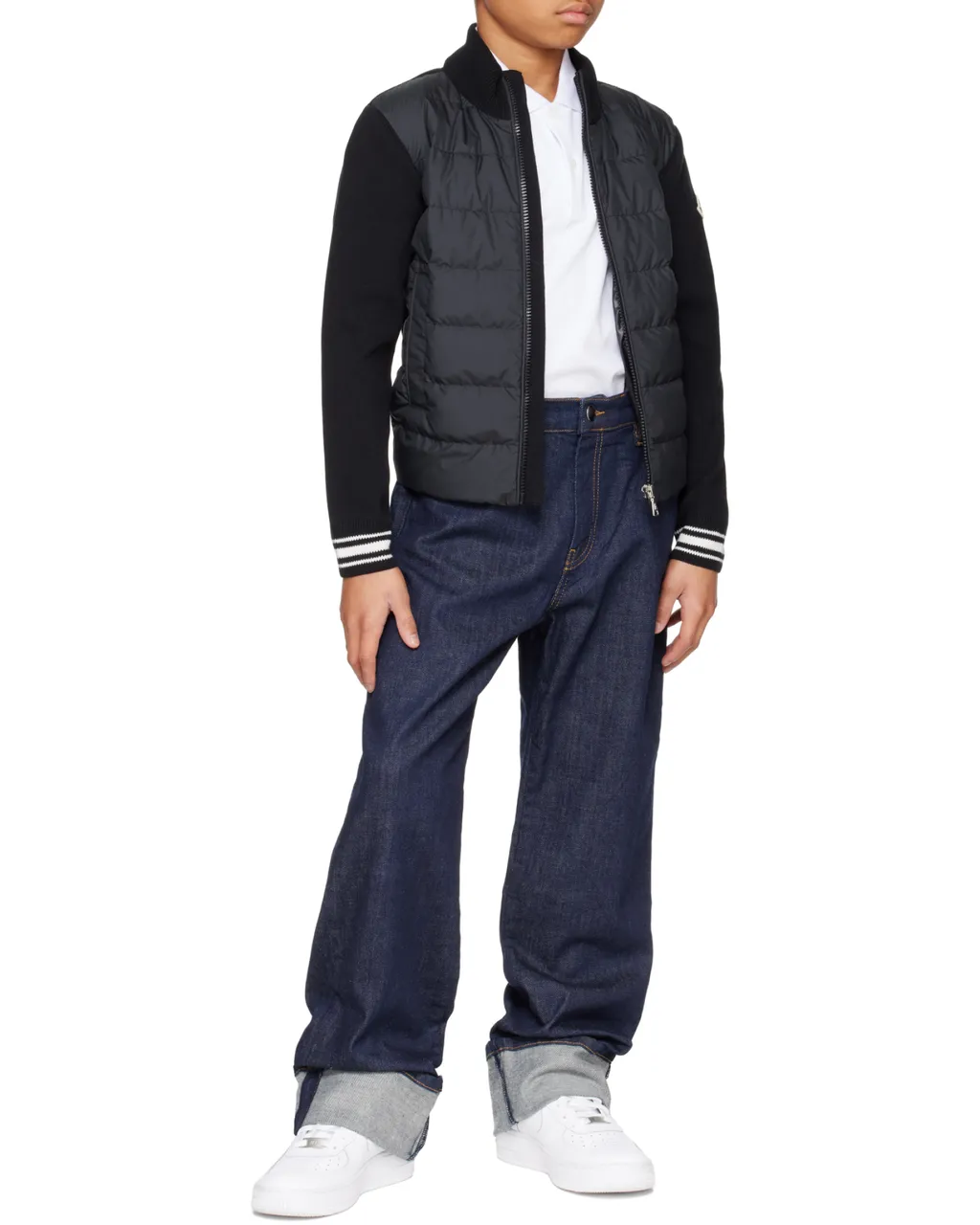 Moncler Zip-Up Hooded Padded Jacket