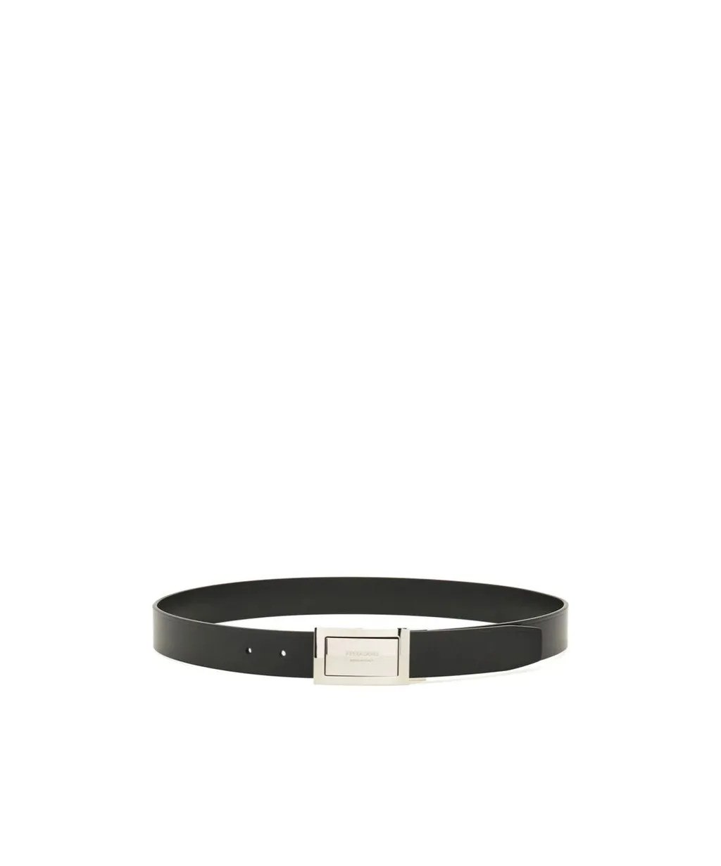 Ferragamo Gancini Reversible-Buckle Belt