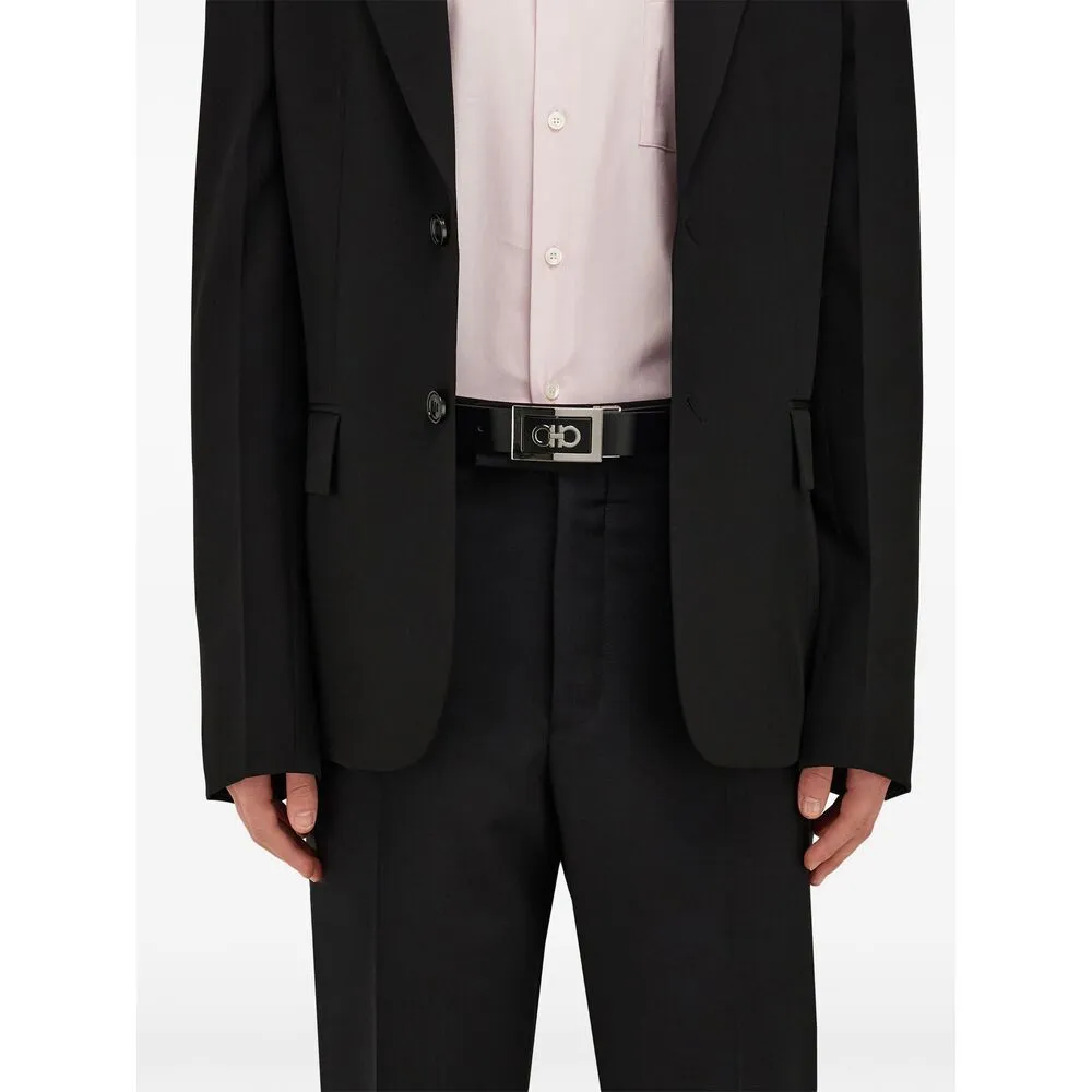 Ferragamo Gancini Reversible-Buckle Belt