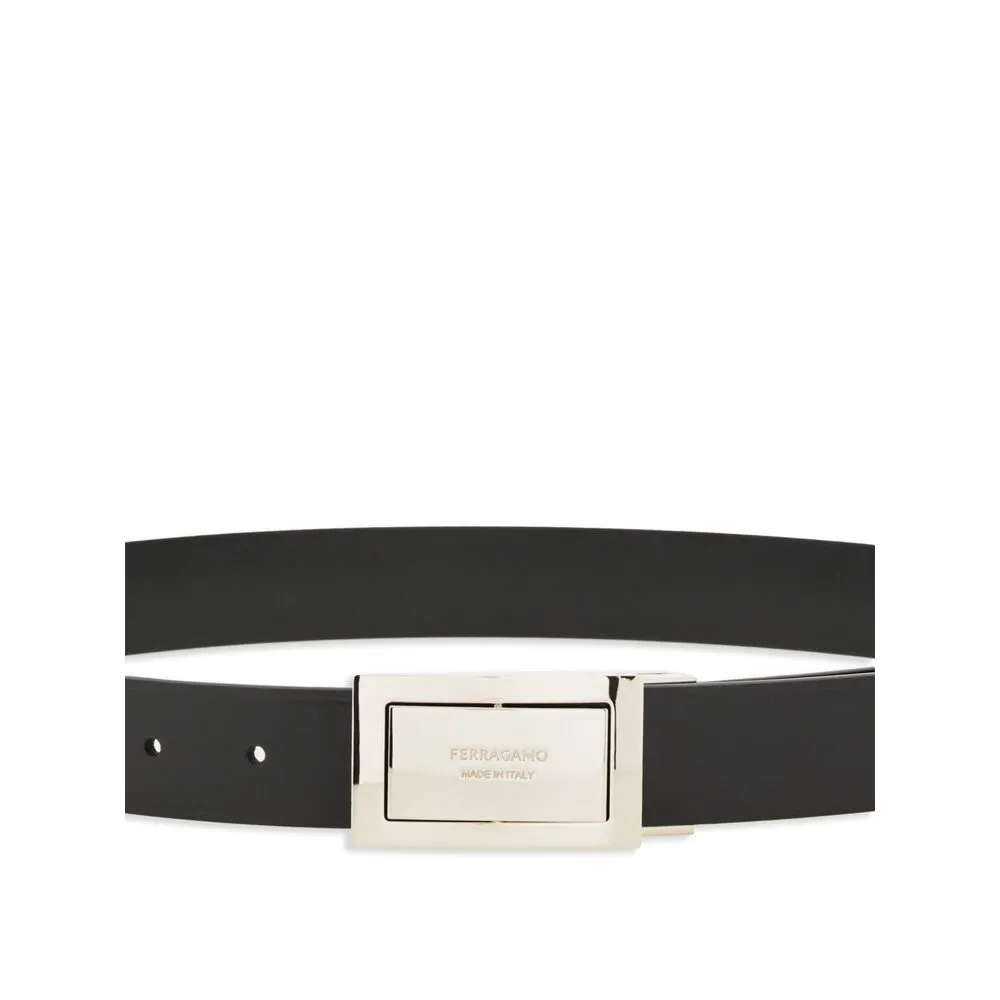 Ferragamo Gancini Reversible-Buckle Belt