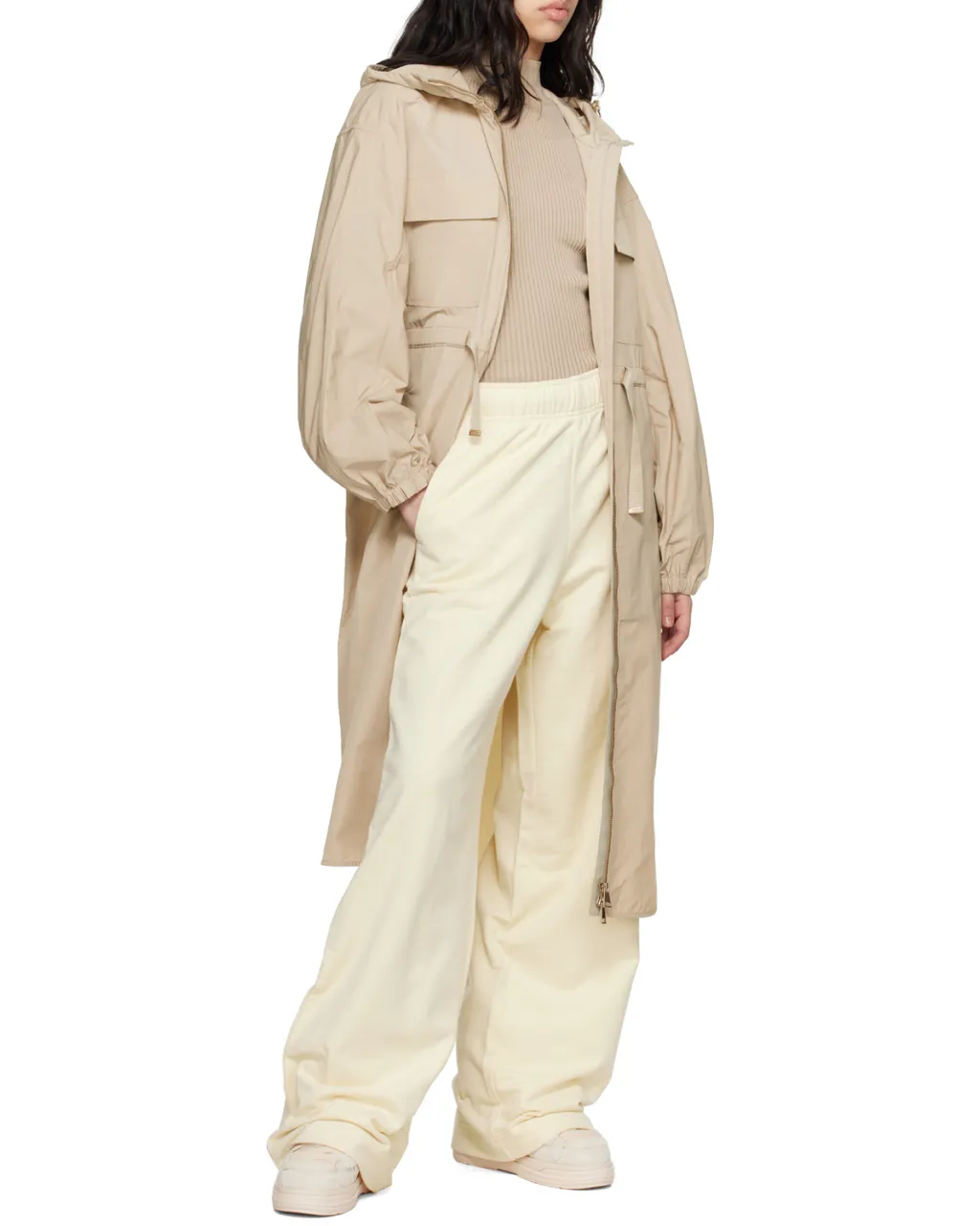 Moncler Wide-Leg Track Pants