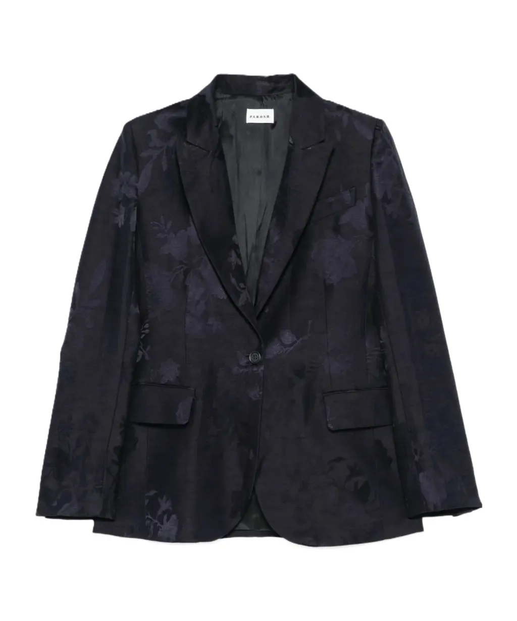 P.A.R.O.S.H. Single-Breasted Buttoned Jacket