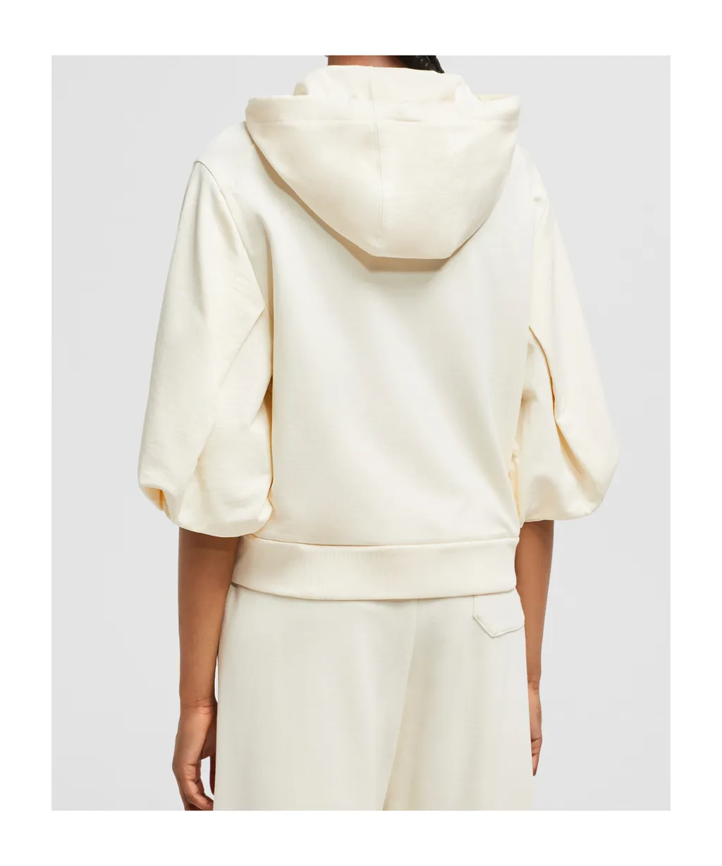 Moncler Logo Patch Zip-Up Sweater