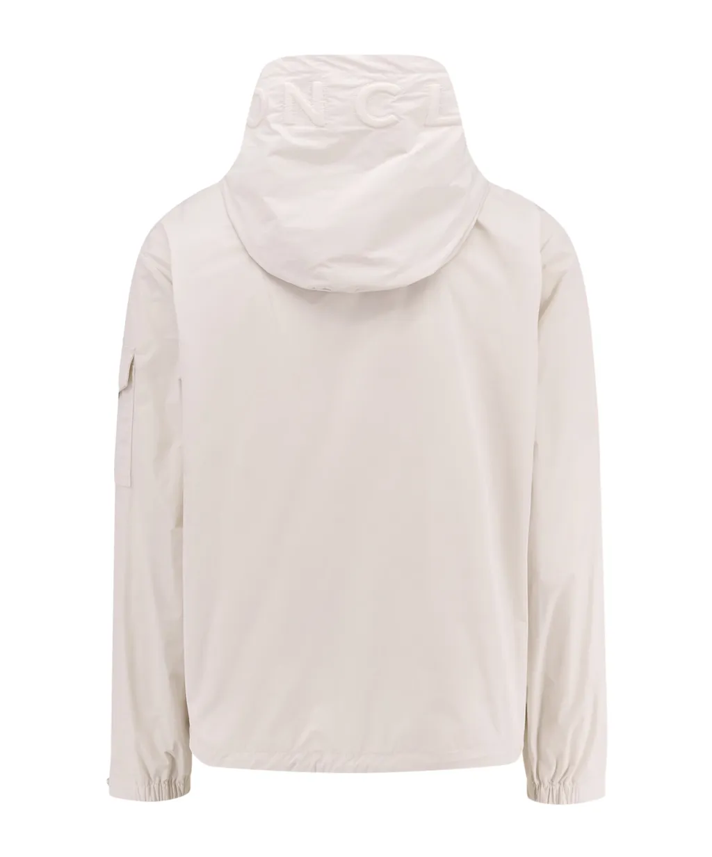 Moncler Logo Patch Zip-Up Hooded Jacket