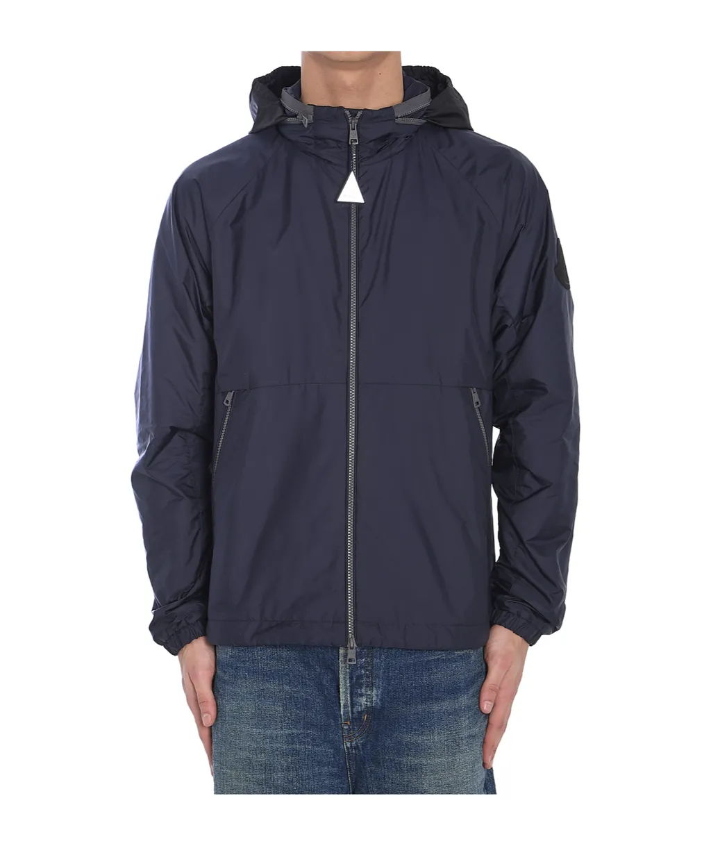 Moncler Octano Zip-Up Hooded Jacket