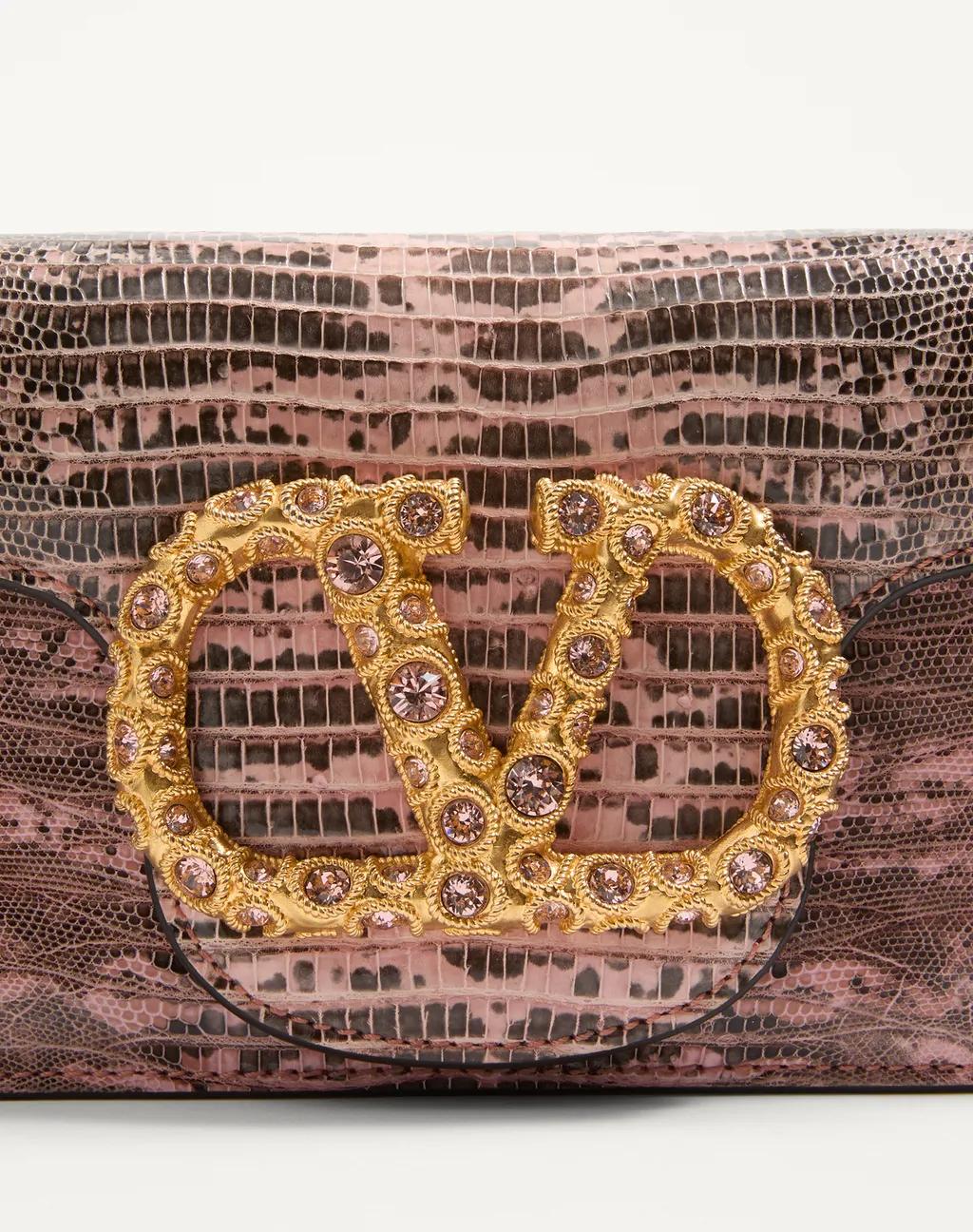 Valentino Locò Foldover Top Small Shoulder Bag