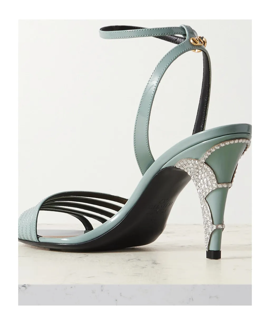 Valentino	Ladycrush Ankle-Strap Open Toe Sandals