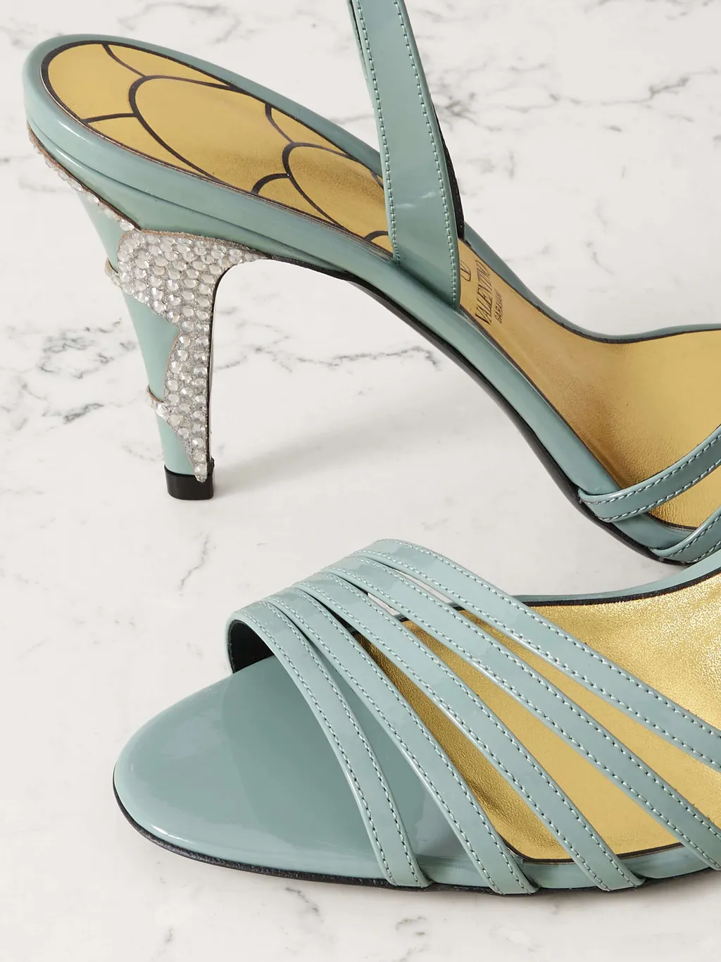 Valentino	Ladycrush Ankle-Strap Open Toe Sandals