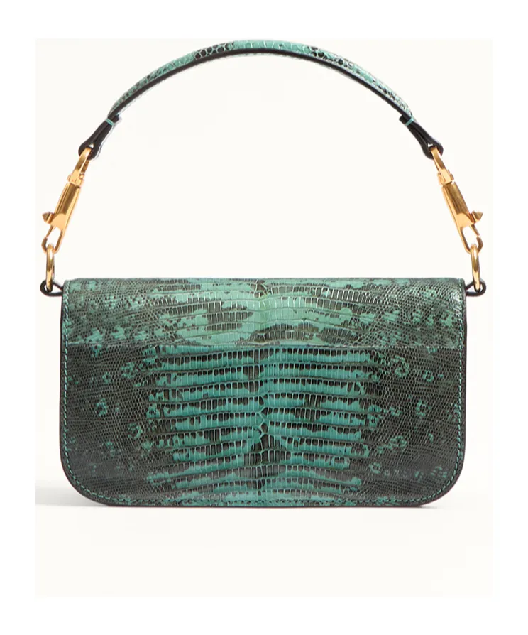 Valentino Locò Foldover Top Small Shoulder Bag