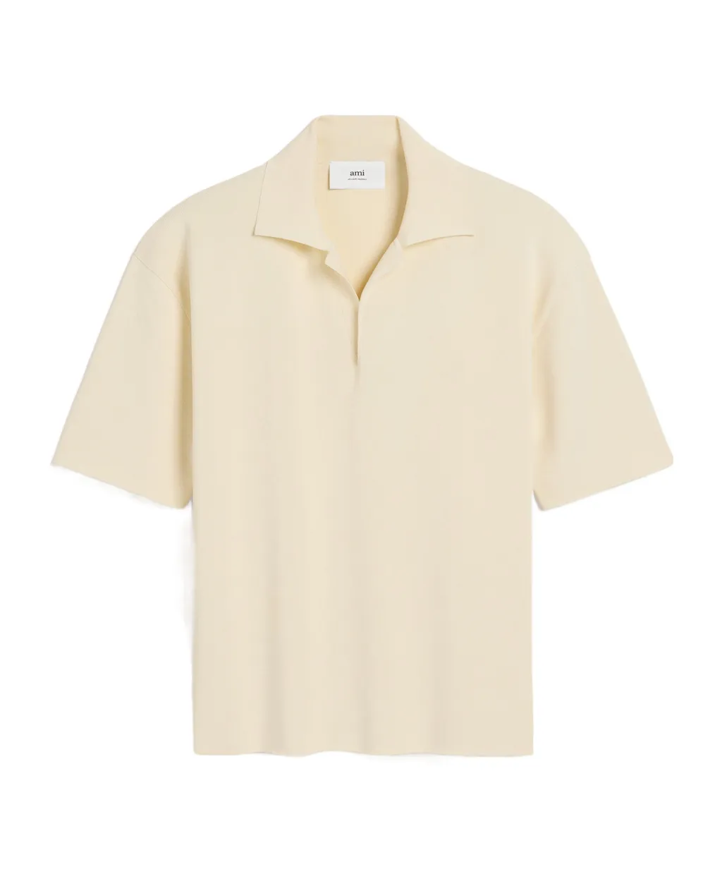 Ami Classic Short-Sleeve Polo Shirt