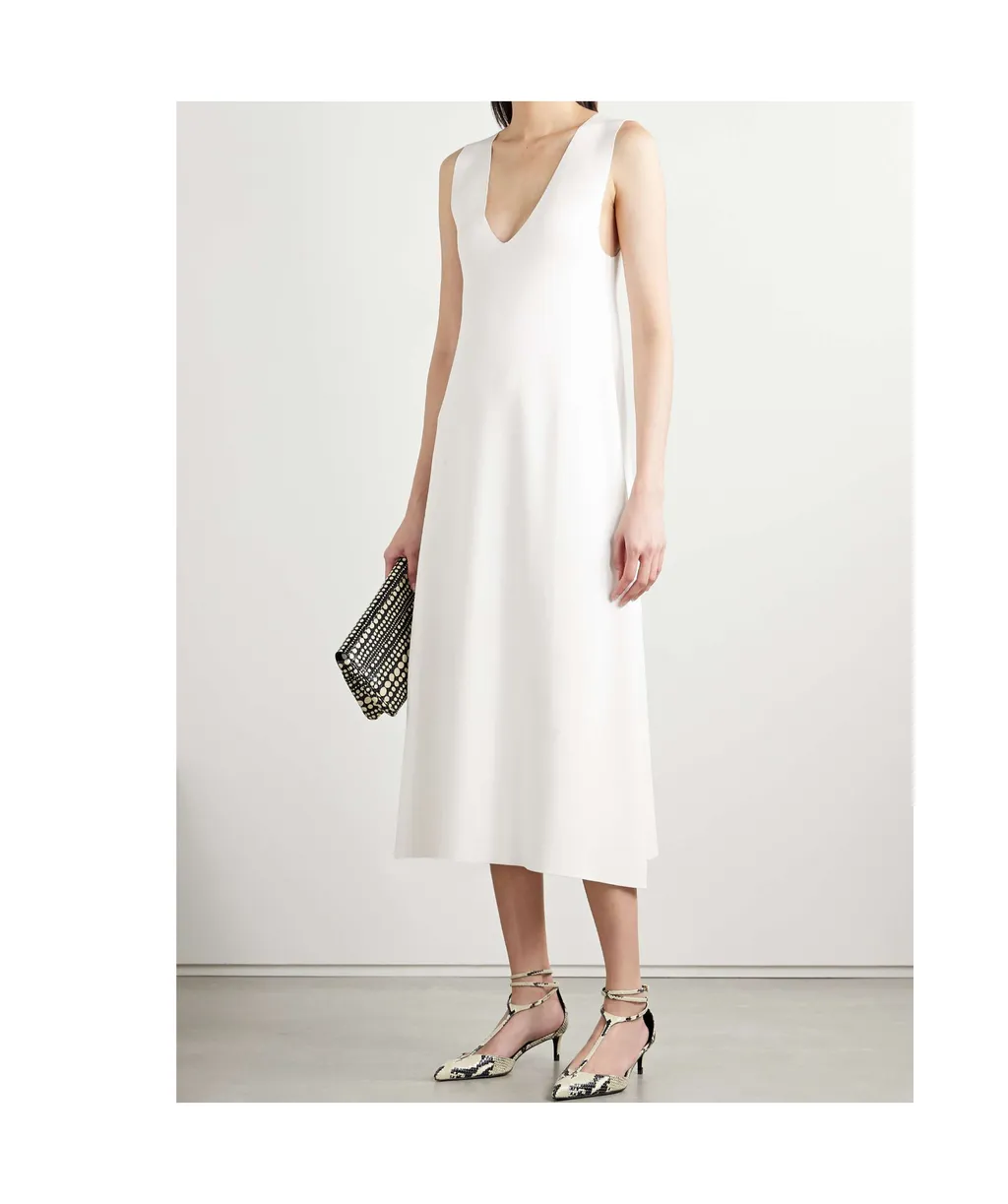 Keran Stretch-Knit Midi Dress