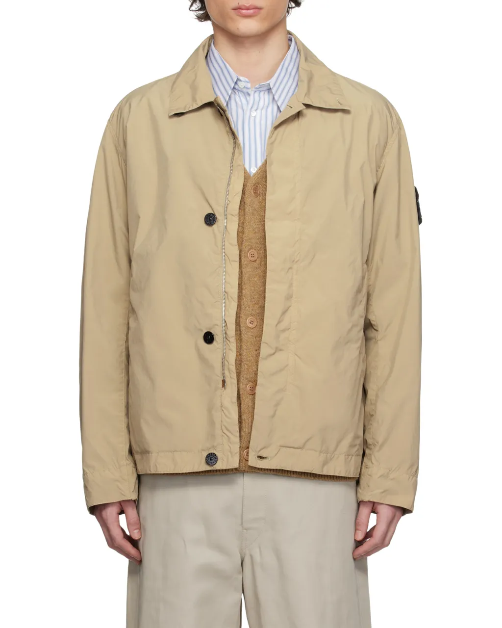 Stone Island Touch Poly-Tc Logo Patch Jacket