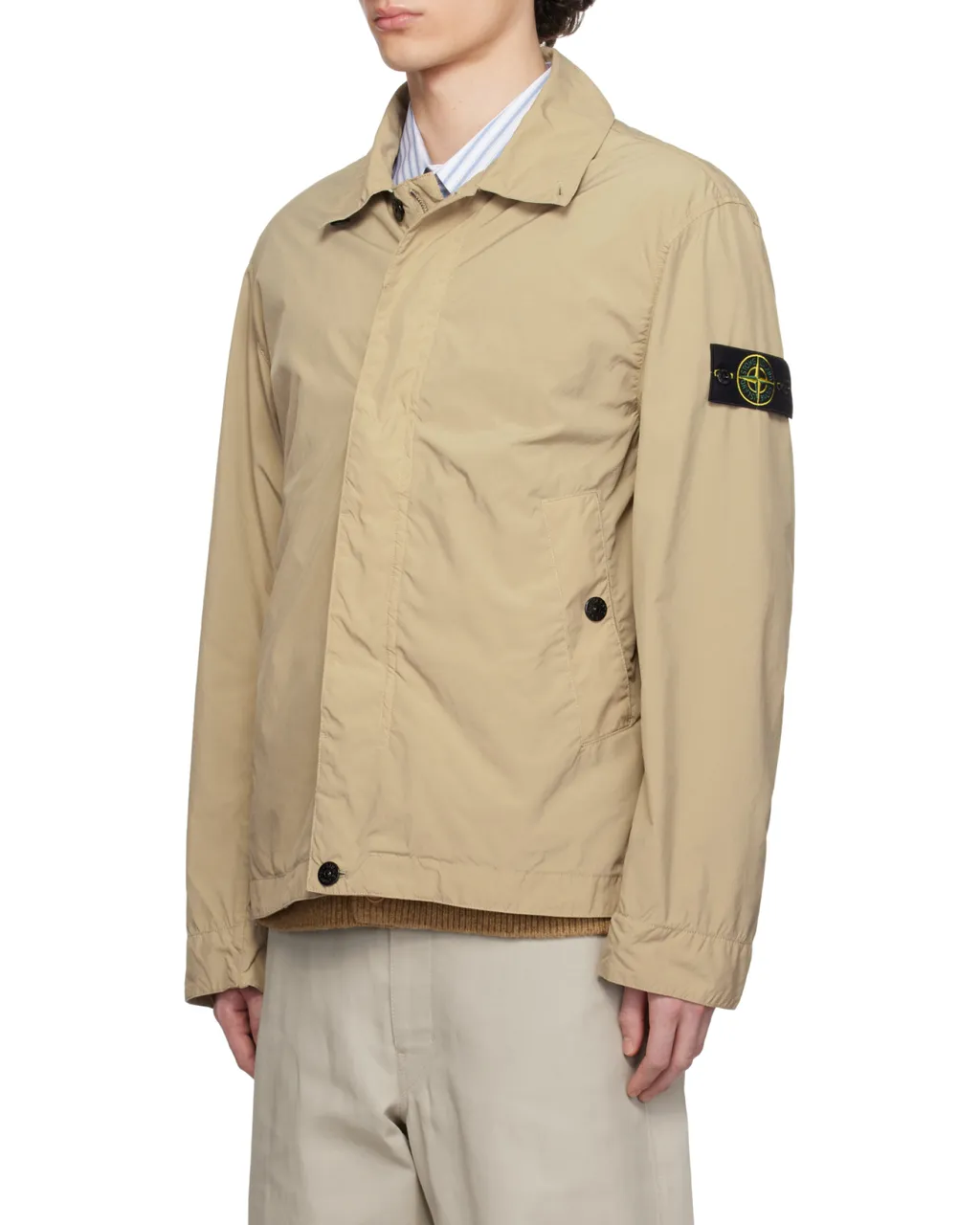 Stone Island Touch Poly-Tc Logo Patch Jacket