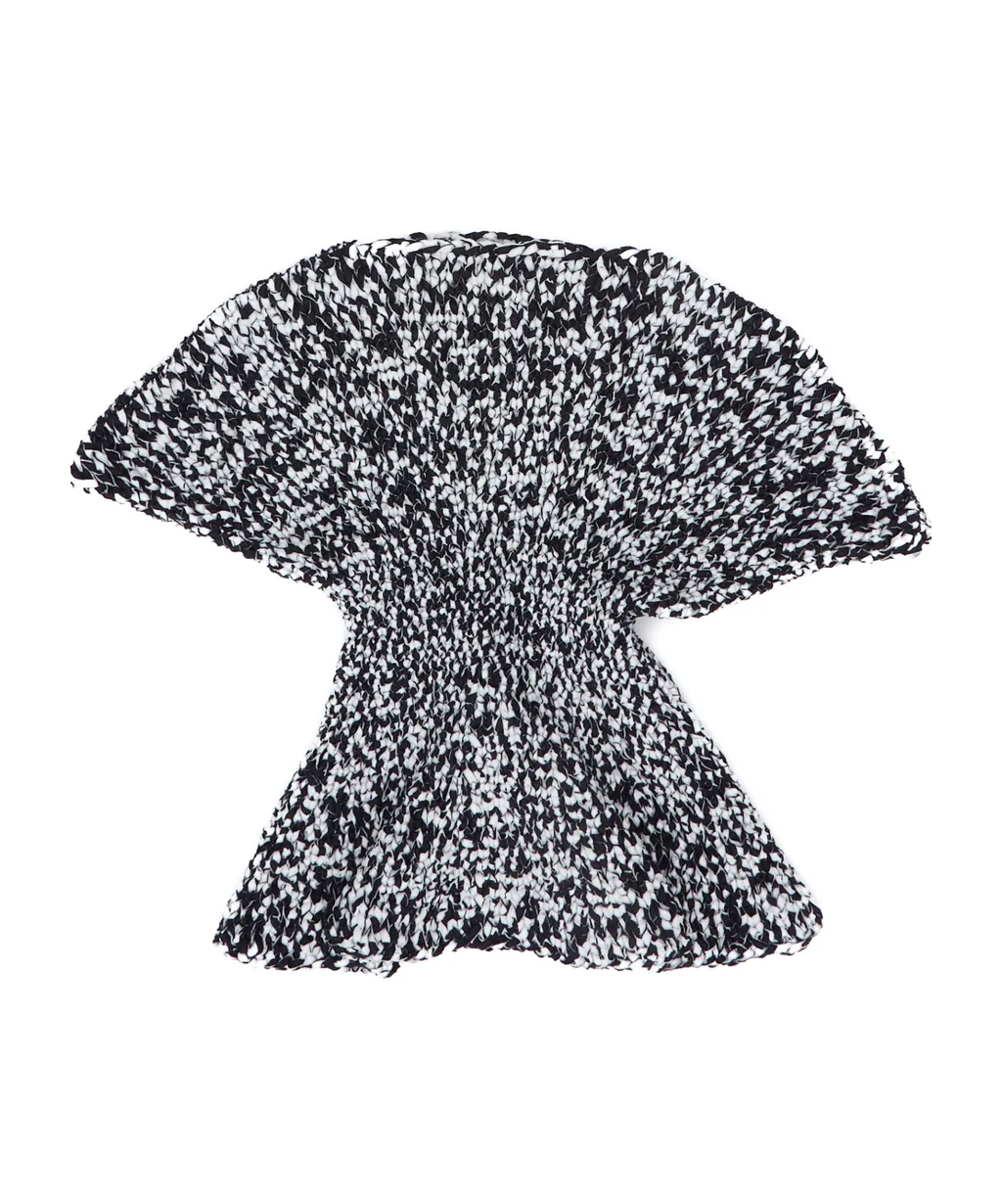 Mathilde Bubble-Sleeve Peplum Top