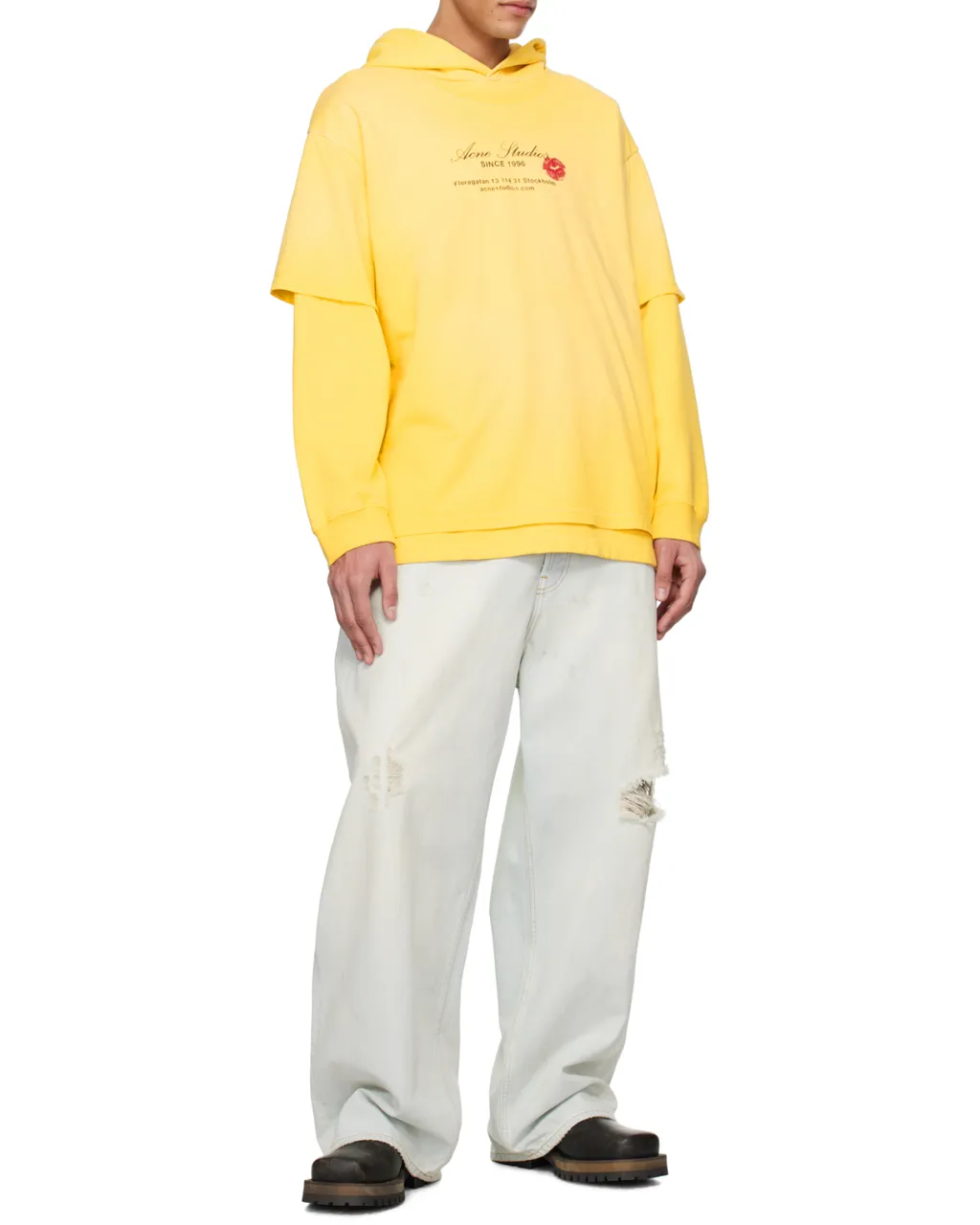 Acne Studios Double-Layered Hoodie
