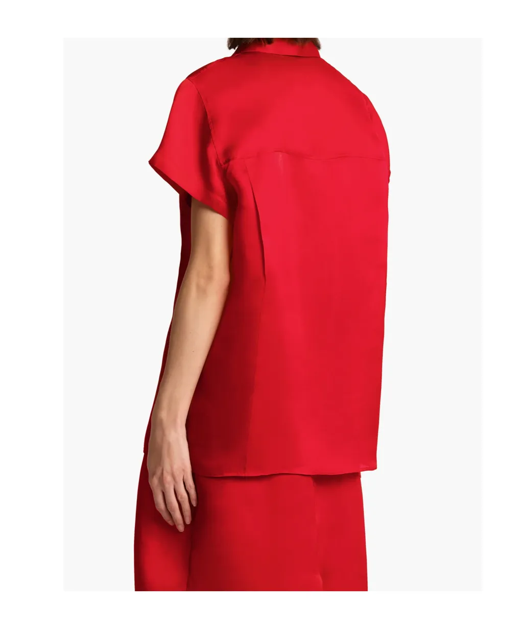 Khaite Keefe Button-Up Blouse
