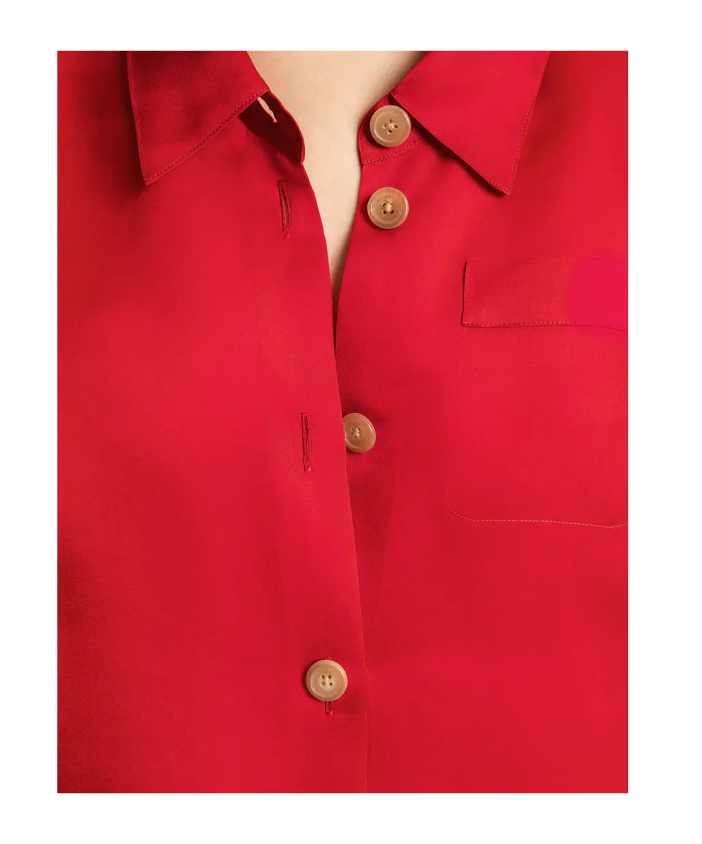 Khaite Keefe Button-Up Blouse