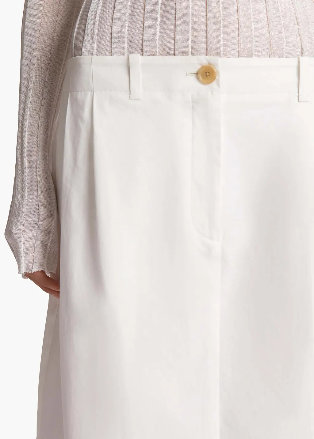 Pleated Midi Skirt