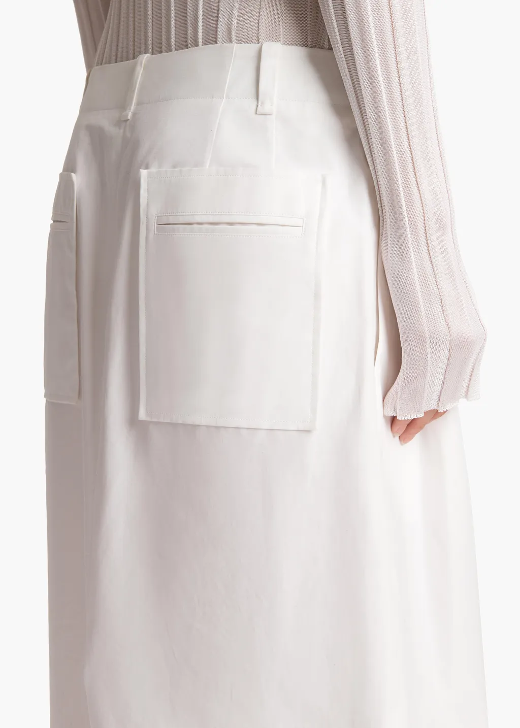 Pleated Midi Skirt