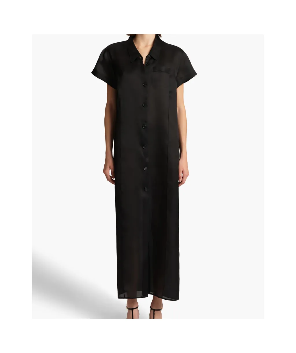 Khaite Effy Short-Sleeved Dress