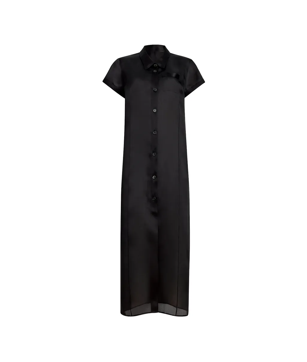 Khaite Effy Short-Sleeved Dress