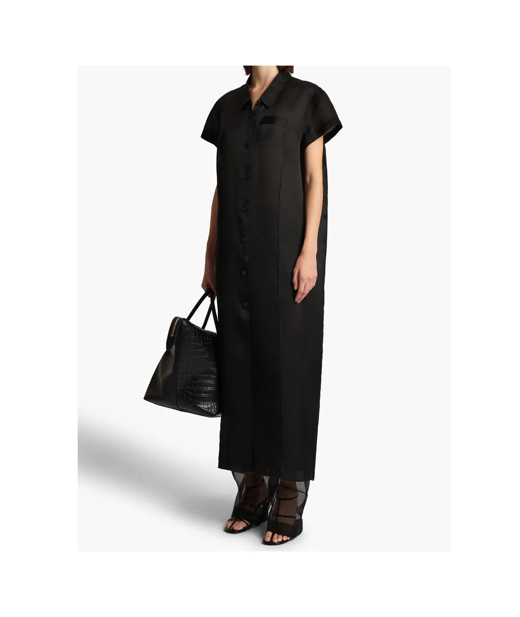 Khaite Effy Short-Sleeved Dress