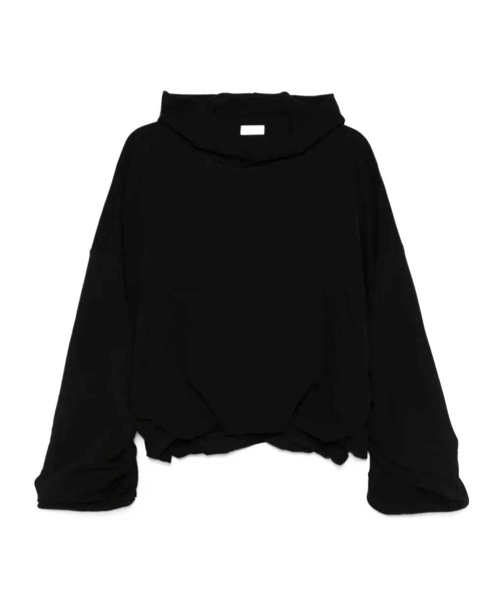 Dries Van Noten Long-Sleeved Draped Hoodie
