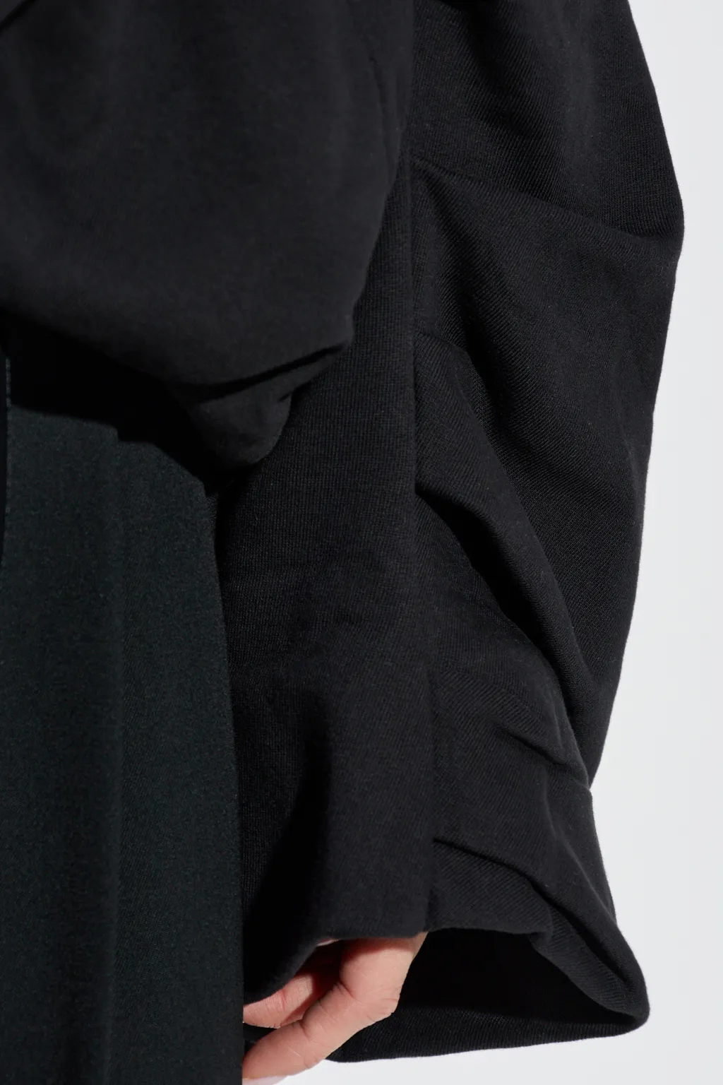 Dries Van Noten Long-Sleeved Draped Hoodie