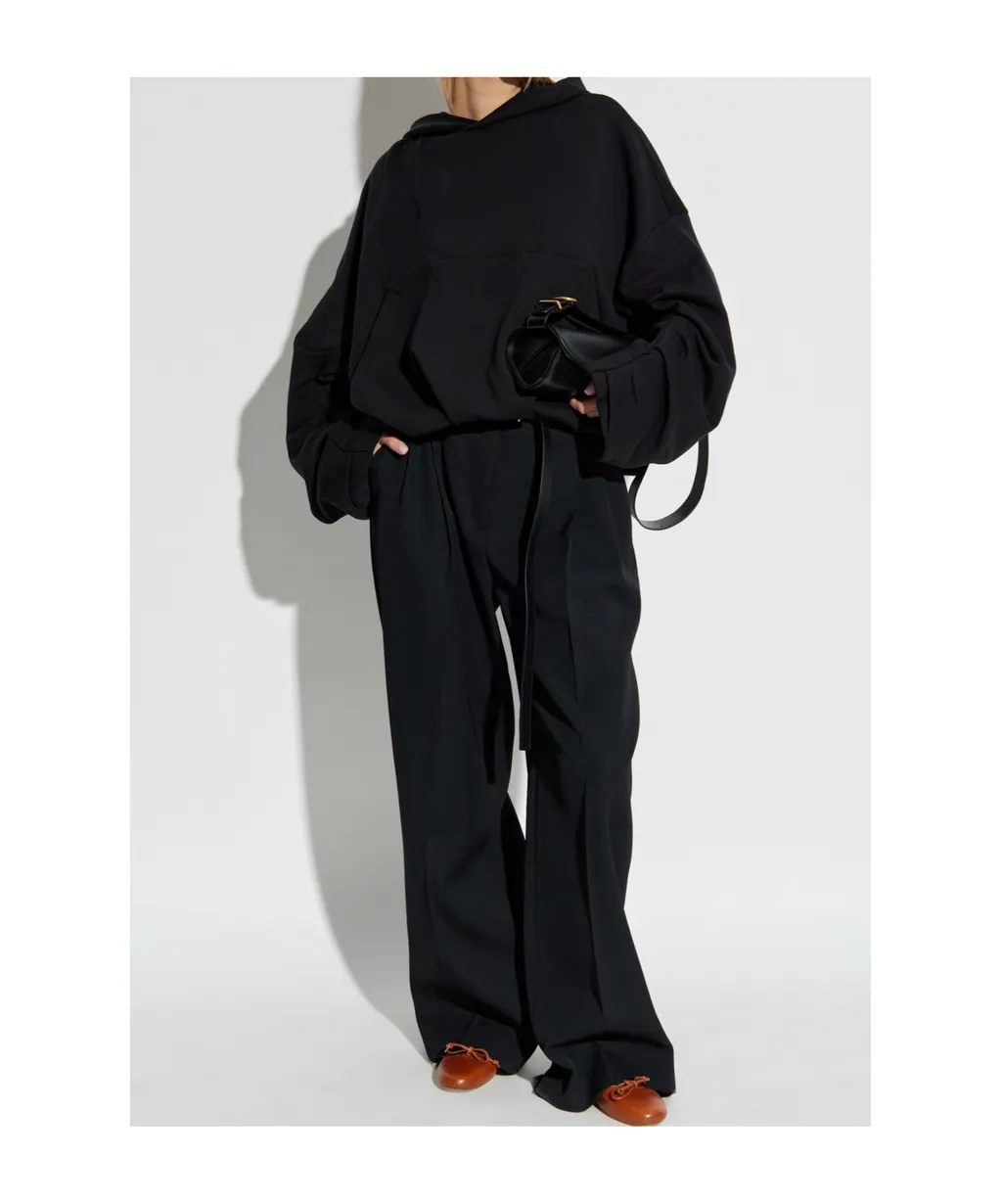 Dries Van Noten Long-Sleeved Draped Hoodie