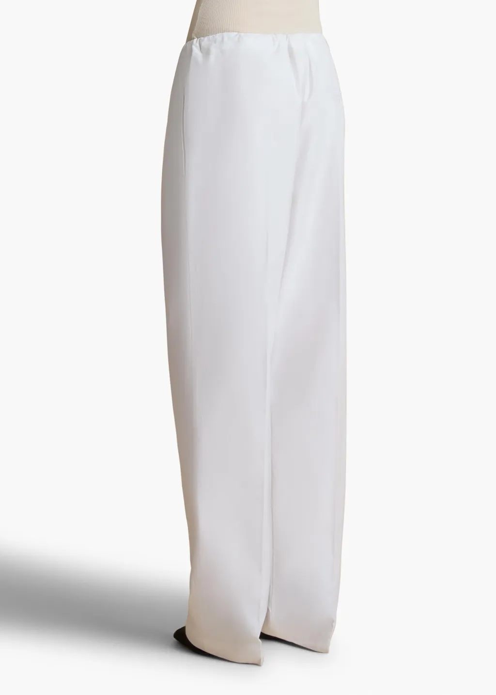 Khaite Pressed Crease Drawstring Trousers