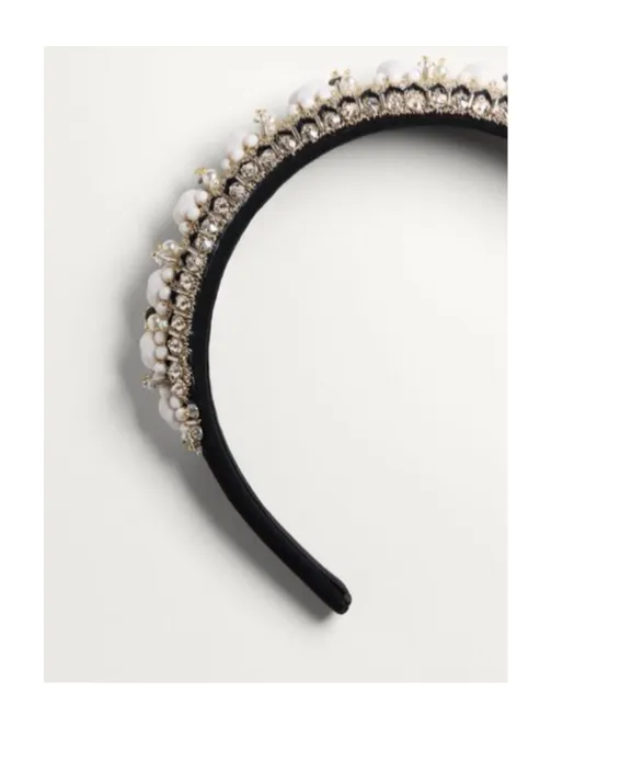 Valentino Embellished Padded Design Headband