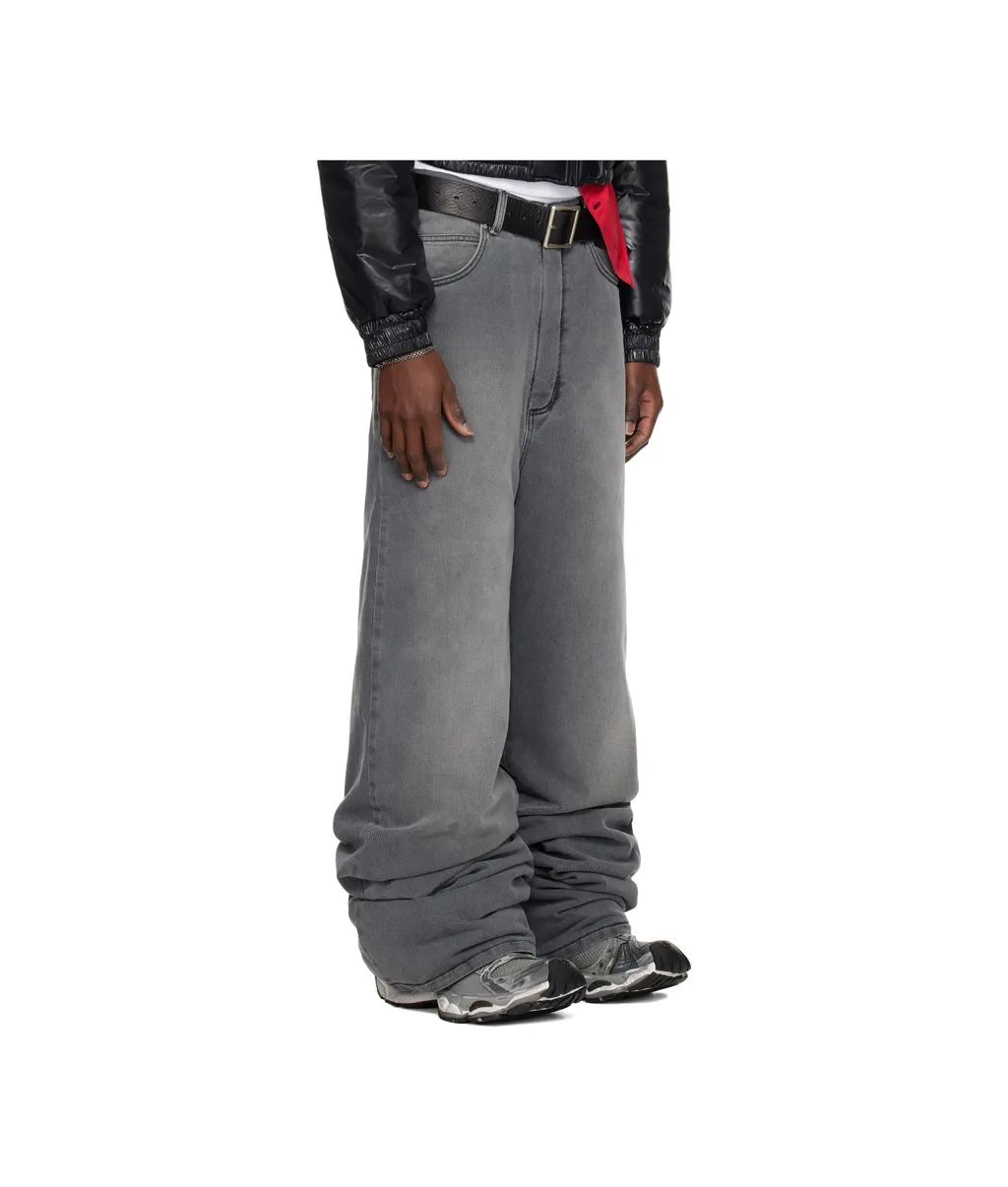 Wadded Stack Jeans