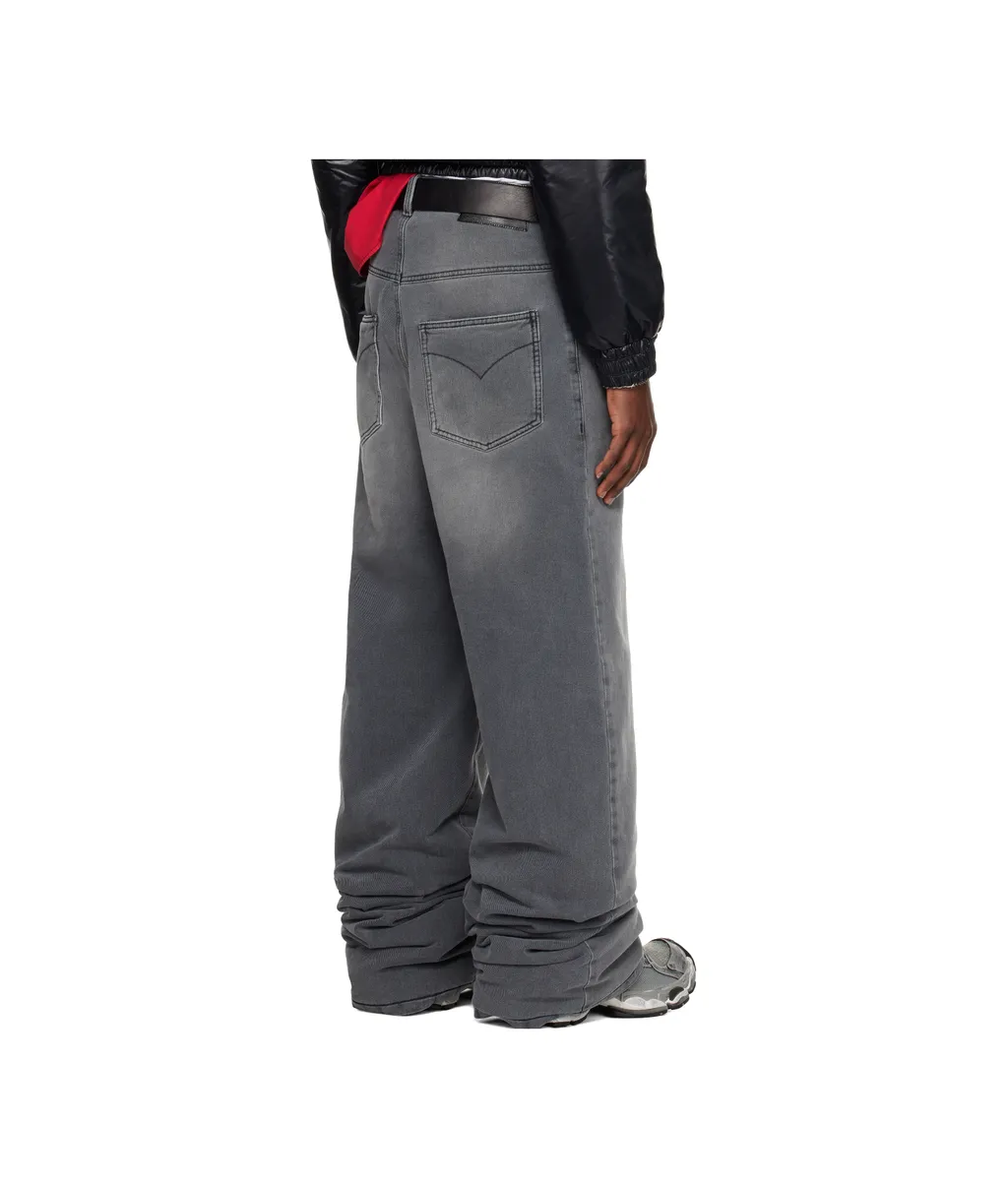Wadded Stack Jeans