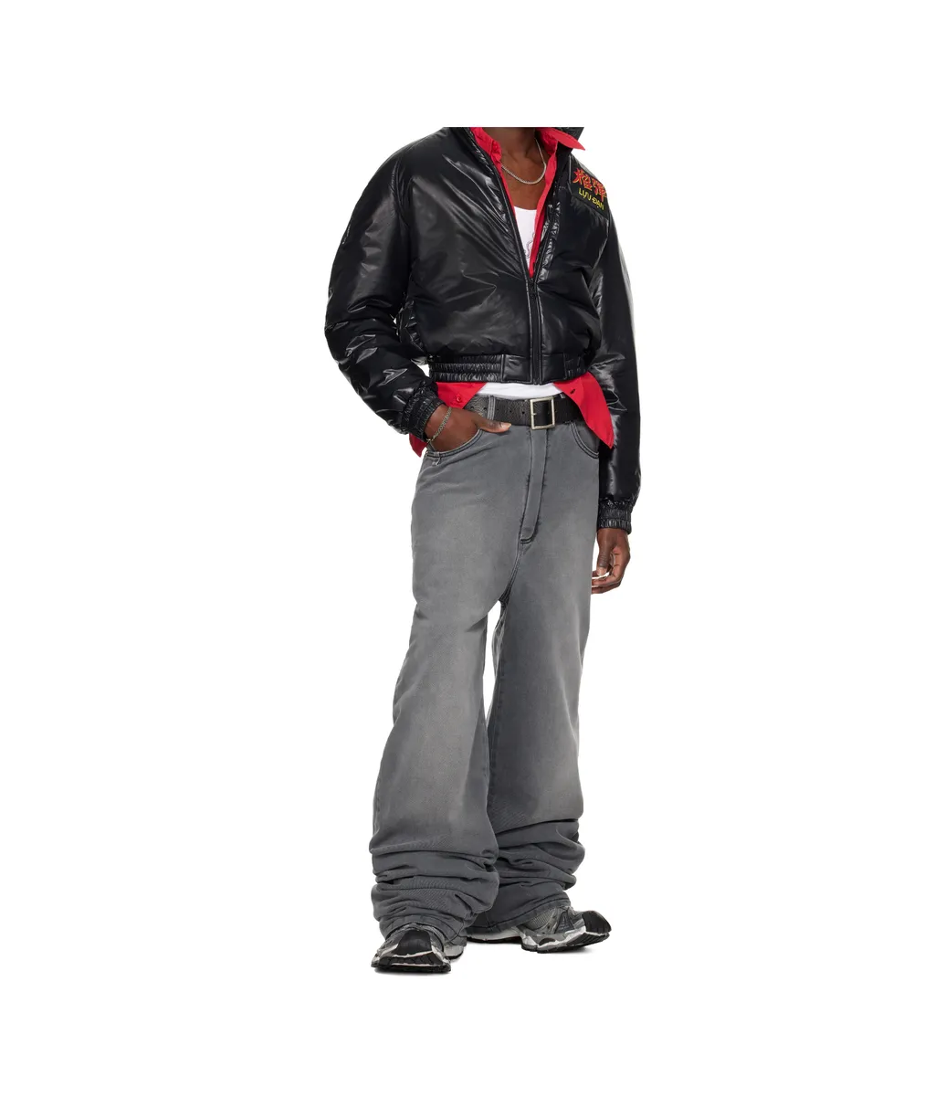 Wadded Stack Jeans